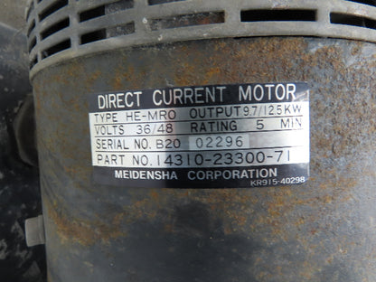 Meidensha 14310-23300-71 Toyota Forklift Drive Motor 36/48V 9.7/12.5kW
