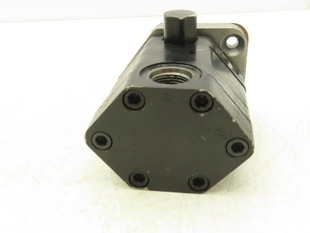 PE-1069 Hydraulic Gear Pump Spline Shaft 4-Bolt Flange SAE Ports