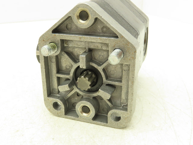 PE-1069 Hydraulic Gear Pump Spline Shaft 4-Bolt Flange SAE Ports