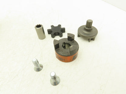 PE-1069 Hydraulic Gear Pump Spline Shaft 4-Bolt Flange SAE Ports