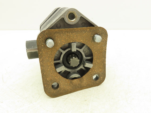 PE-1069 Hydraulic Gear Pump Spline Shaft 4-Bolt Flange SAE Ports