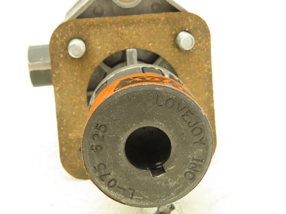 PE-1069 Hydraulic Gear Pump Spline Shaft 4-Bolt Flange SAE Ports