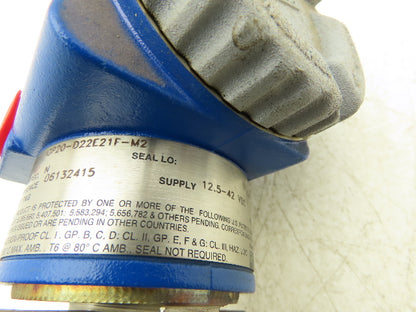 Foxboro IGP20-D22E21F-M2 Pressure Transmitter 12.5-42VDC 0-3000psi FOXCOM
