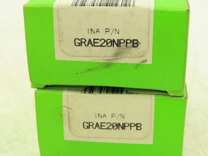 INA GRAE20NPPB Ball Bearing Insert 20mm Bore x 47mm-OD W Locking Collar Lot Of 3