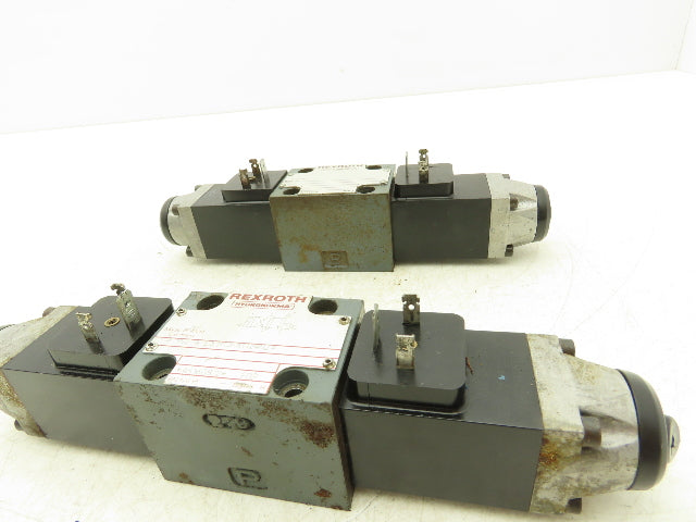 Rexroth Hydronorma 4WE6 D51/OFAG24NZ4 Directional Solenoid Valve 24VDC Lot of 2