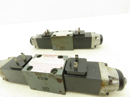 Rexroth Hydronorma 4WE6 D51/OFAG24NZ4 Directional Solenoid Valve 24VDC Lot of 2