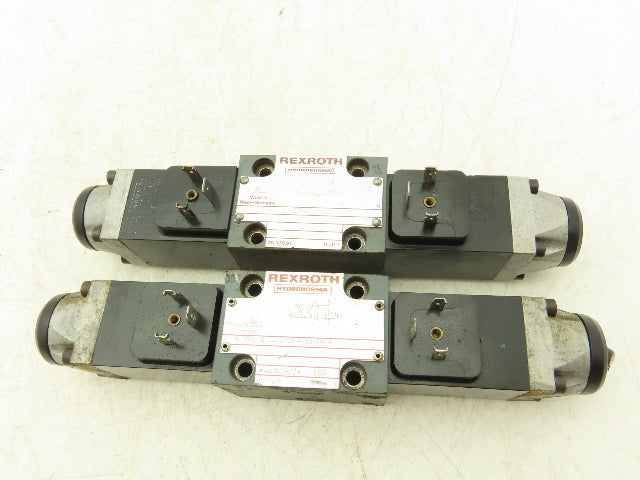 Rexroth Hydronorma 4WE6 D51/OFAG24NZ4 Directional Solenoid Valve 24VDC Lot of 2
