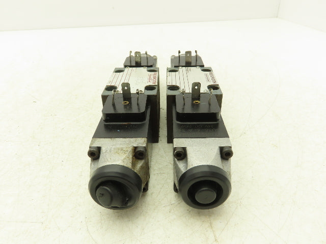 Rexroth Hydronorma 4WE6 D51/OFAG24NZ4 Directional Solenoid Valve 24VDC Lot of 2