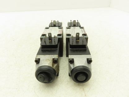 Rexroth Hydronorma 4WE6 D51/OFAG24NZ4 Directional Solenoid Valve 24VDC Lot of 2