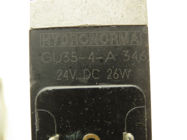 Rexroth Hydronorma 4WE6 D51/OFAG24NZ4 Directional Solenoid Valve 24VDC Lot of 2