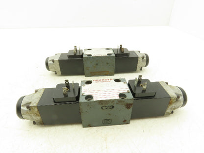 Rexroth Hydronorma 4WE6 D51/OFAG24NZ4 Directional Solenoid Valve 24VDC Lot of 2