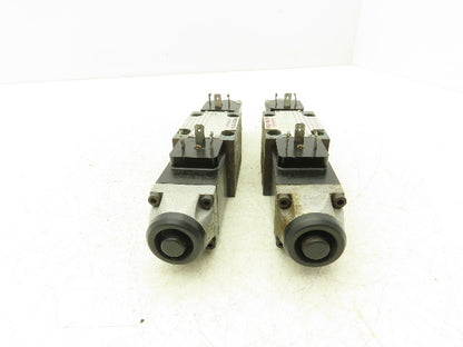 Rexroth Hydronorma 4WE6 D51/OFAG24NZ4 Directional Solenoid Valve 24VDC Lot of 2