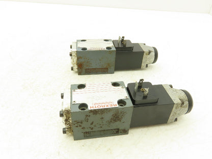 Rexroth Hydronorma 4WE6 D51/AG24NZ4 Directional Solenoid Valve 24VDC Lot of 2