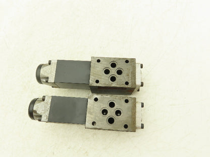 Rexroth Hydronorma 4WE6 D51/AG24NZ4 Directional Solenoid Valve 24VDC Lot of 2