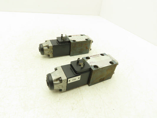 Rexroth Hydronorma 4WE6 D51/AG24NZ4 Directional Solenoid Valve 24VDC Lot of 2