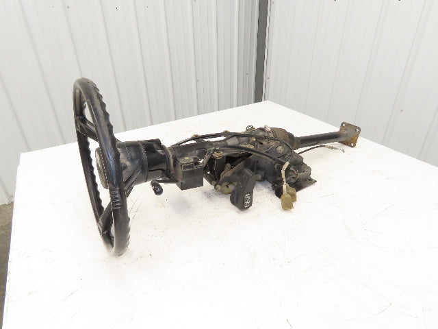 Toyota 5FBC25 Forklift Steering Wheel Column Adjustable With Mount Bracket