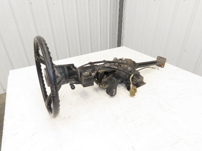 Toyota 5FBC25 Forklift Steering Wheel Column Adjustable With Mount Bracket