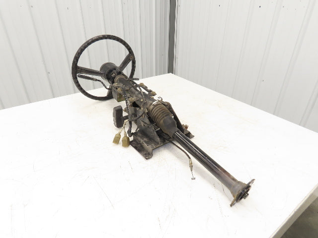 Toyota 5FBC25 Forklift Steering Wheel Column Adjustable With Mount Bracket