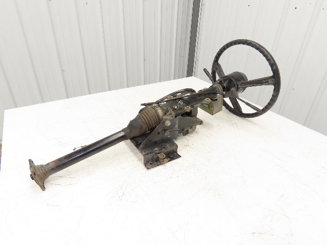 Toyota 5FBC25 Forklift Steering Wheel Column Adjustable With Mount Bracket