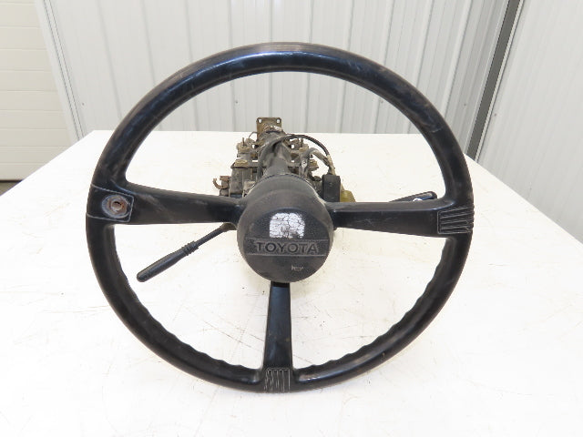 Toyota 5FBC25 Forklift Steering Wheel Column Adjustable With Mount Bracket