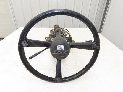 Toyota 5FBC25 Forklift Steering Wheel Column Adjustable With Mount Bracket