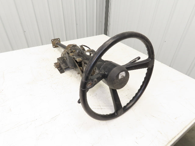 Toyota 5FBC25 Forklift Steering Wheel Column Adjustable With Mount Bracket