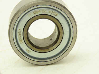INA 3204 2Z Ball Bearing 20mm-ID x 47mm-OD x 20.6 Width Lot Of 5