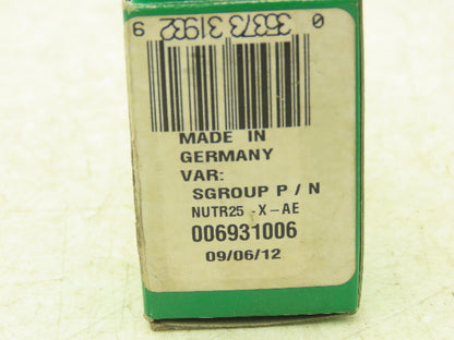 INA NUTR25-X-AE Yoke Track Roller Bearing 25mm-ID x 52mm-OD x 25mm-Width