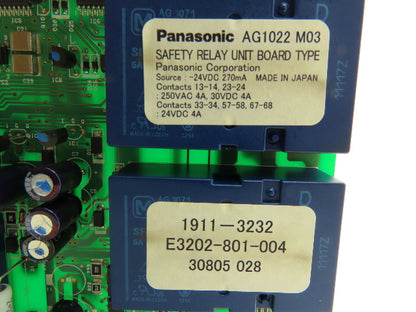 Okuma AG1022-M03-1 Safety Relay Unit Circuit Board Module