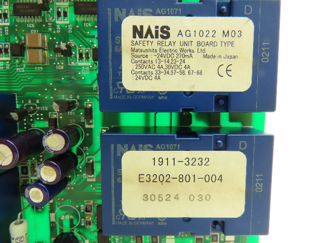 Okuma AG1022-M03-1 Safety Relay Unit Circuit Board Module