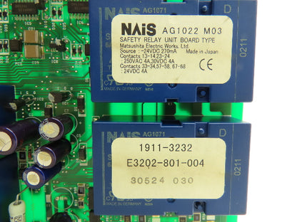 Okuma AG1022-M03-1 Safety Relay Unit Circuit Board Module