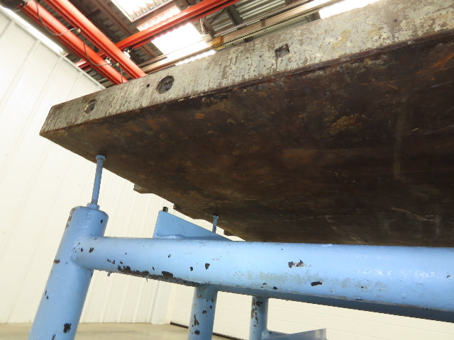 Cast Iron Steel Welding Layout Table 84x54" Hollow Core 1/2" Thick Top 3-1/2"