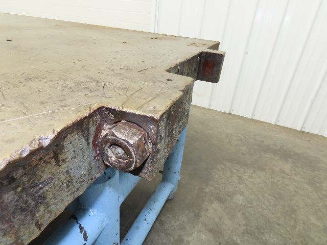 Cast Iron Steel Welding Layout Table 84x54" Hollow Core 1/2" Thick Top 3-1/2"