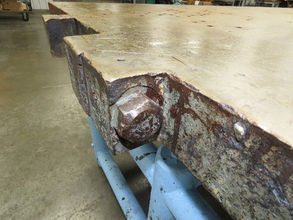 Cast Iron Steel Welding Layout Table 84x54" Hollow Core 1/2" Thick Top 3-1/2"