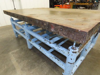 Cast Iron Steel Welding Layout Table 84x54" Hollow Core 1/2" Thick Top 3-1/2"