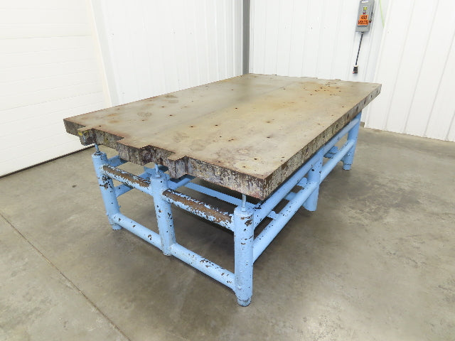 Cast Iron Steel Welding Layout Table 84x54" Hollow Core 1/2" Thick Top 3-1/2"