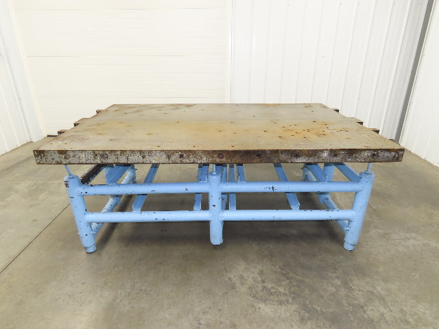 Cast Iron Steel Welding Layout Table 84x54" Hollow Core 1/2" Thick Top 3-1/2"