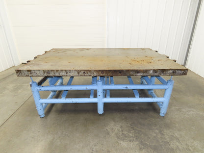 Cast Iron Steel Welding Layout Table 84x54" Hollow Core 1/2" Thick Top 3-1/2"