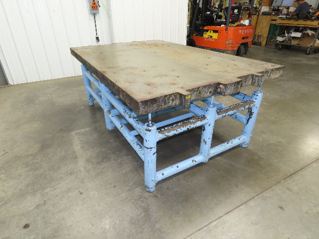 Cast Iron Steel Welding Layout Table 84x54" Hollow Core 1/2" Thick Top 3-1/2"