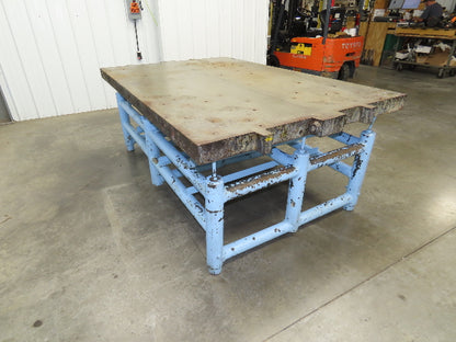 Cast Iron Steel Welding Layout Table 84x54" Hollow Core 1/2" Thick Top 3-1/2"