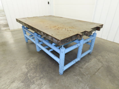 Cast Iron Steel Welding Layout Table 84x54" Hollow Core 1/2" Thick Top 3-1/2"