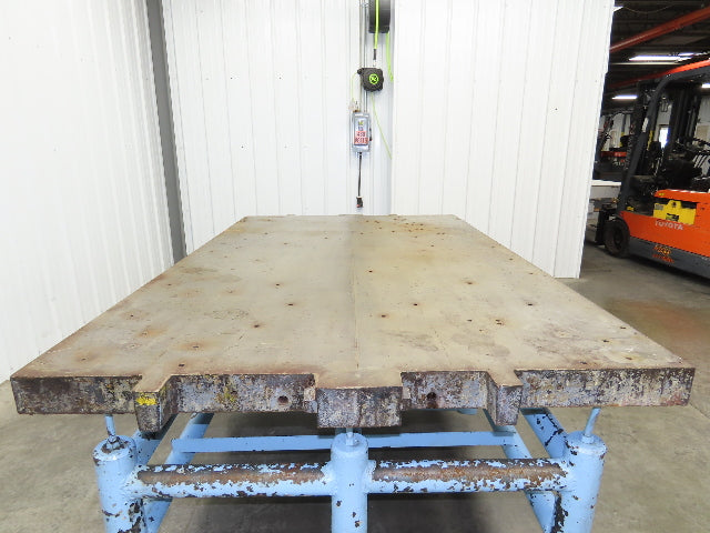 Cast Iron Steel Welding Layout Table 84x54" Hollow Core 1/2" Thick Top 3-1/2"
