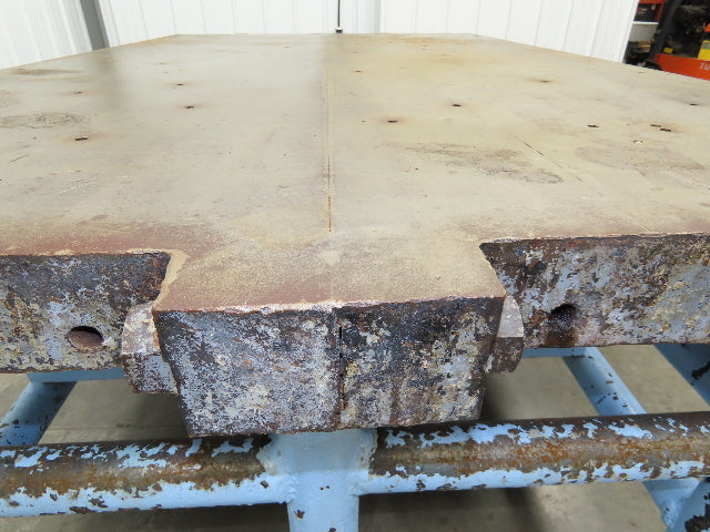Cast Iron Steel Welding Layout Table 84x54" Hollow Core 1/2" Thick Top 3-1/2"