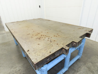 Cast Iron Steel Welding Layout Table 84x54" Hollow Core 1/2" Thick Top 3-1/2"