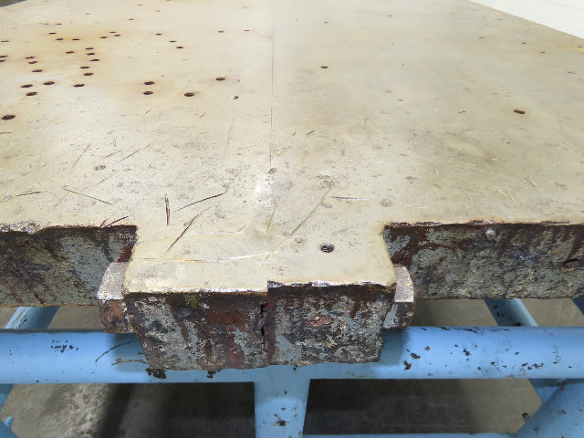 Cast Iron Steel Welding Layout Table 84x54" Hollow Core 1/2" Thick Top 3-1/2"