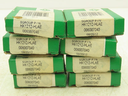 INA HK1212 Needle Bearing Drawn Cup 12mm-ID x 18mm-OD x 12mm-Width Lot Of 9