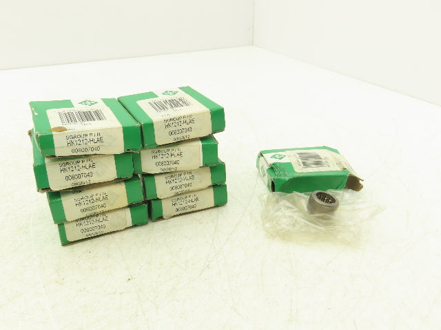 INA HK1212 Needle Bearing Drawn Cup 12mm-ID x 18mm-OD x 12mm-Width Lot Of 9