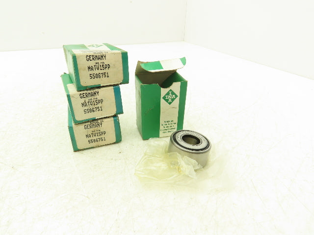 INA NATV15PP Yoke Roller Bearing 15mm-ID x 35mm-OD x 19mm-Width Lot Of 4