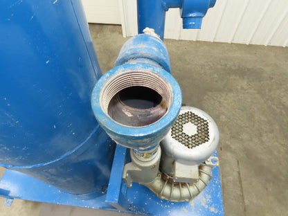 Kraemer Regenerative High Vacuum Pump 10Hp 3Ph 420CFM Oil-less Dust Collector