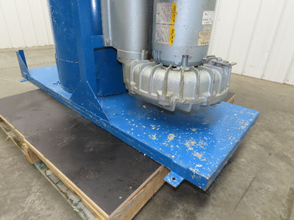 Kraemer Regenerative High Vacuum Pump 10Hp 3Ph 420CFM Oil-less Dust Collector